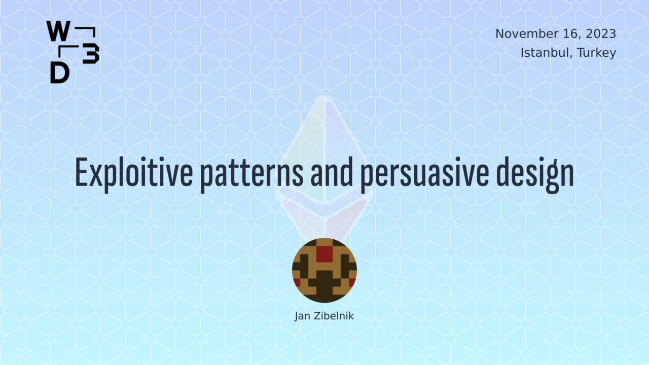 Exploitive patterns and persuasive design