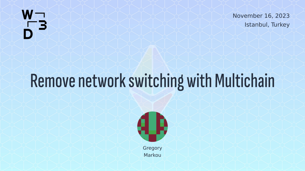 Remove network switching with Multichain