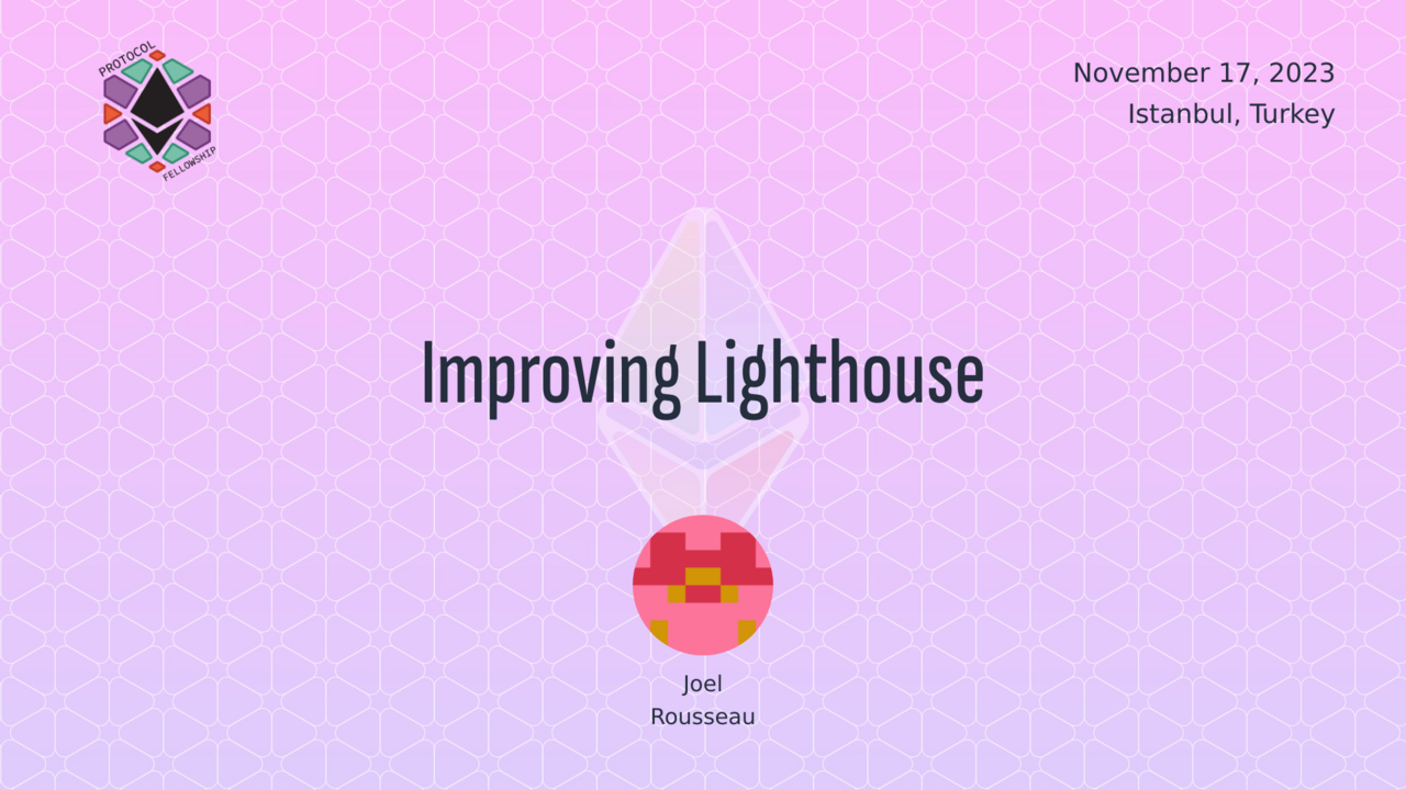 Improving Lighthouse