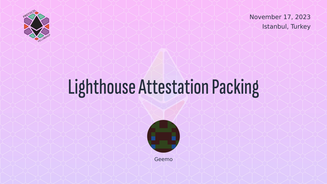 Lighthouse Attestation Packing