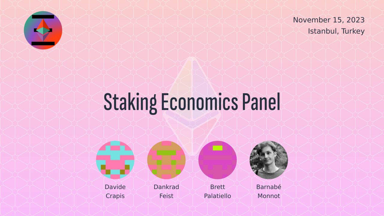 Staking Economics Panel