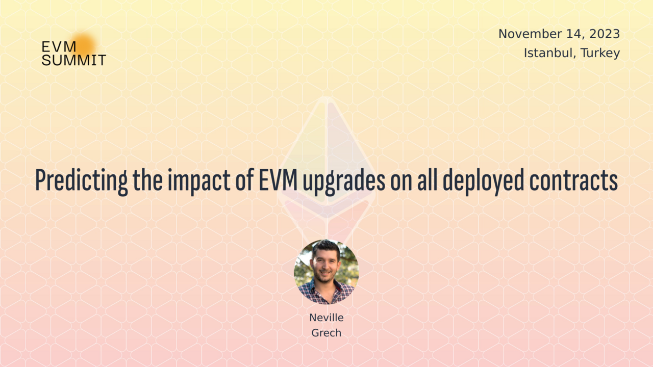 Predicting the impact of EVM upgrades on all deployed contracts