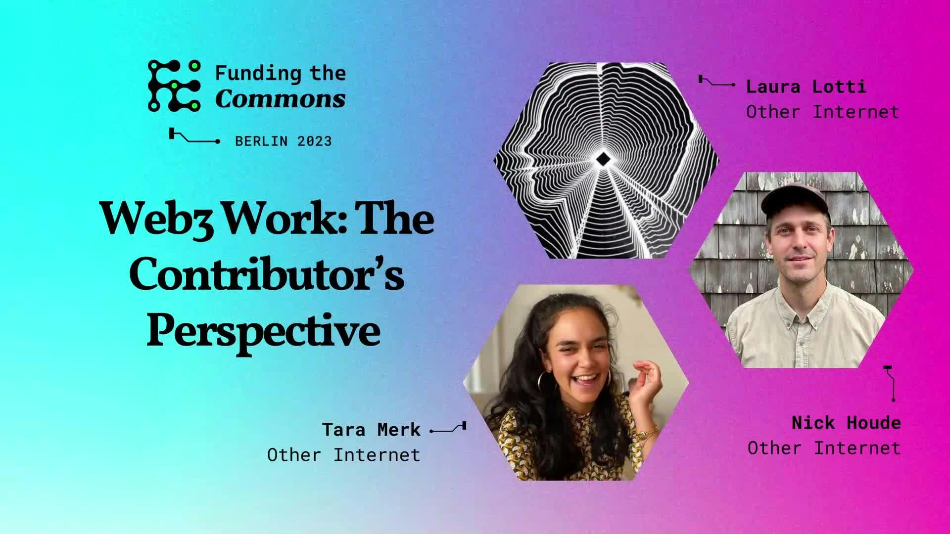 Web3 Work: The Contributor’s Perspective 