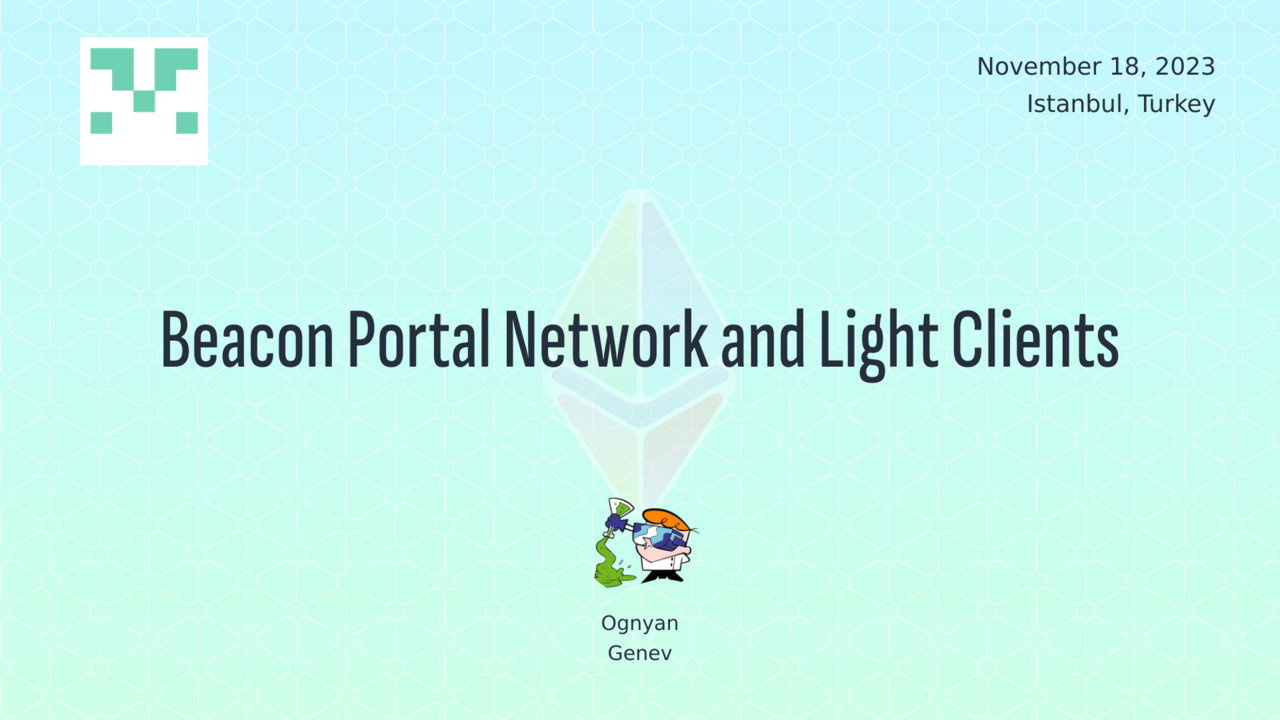 Beacon Portal Network and Light Clients