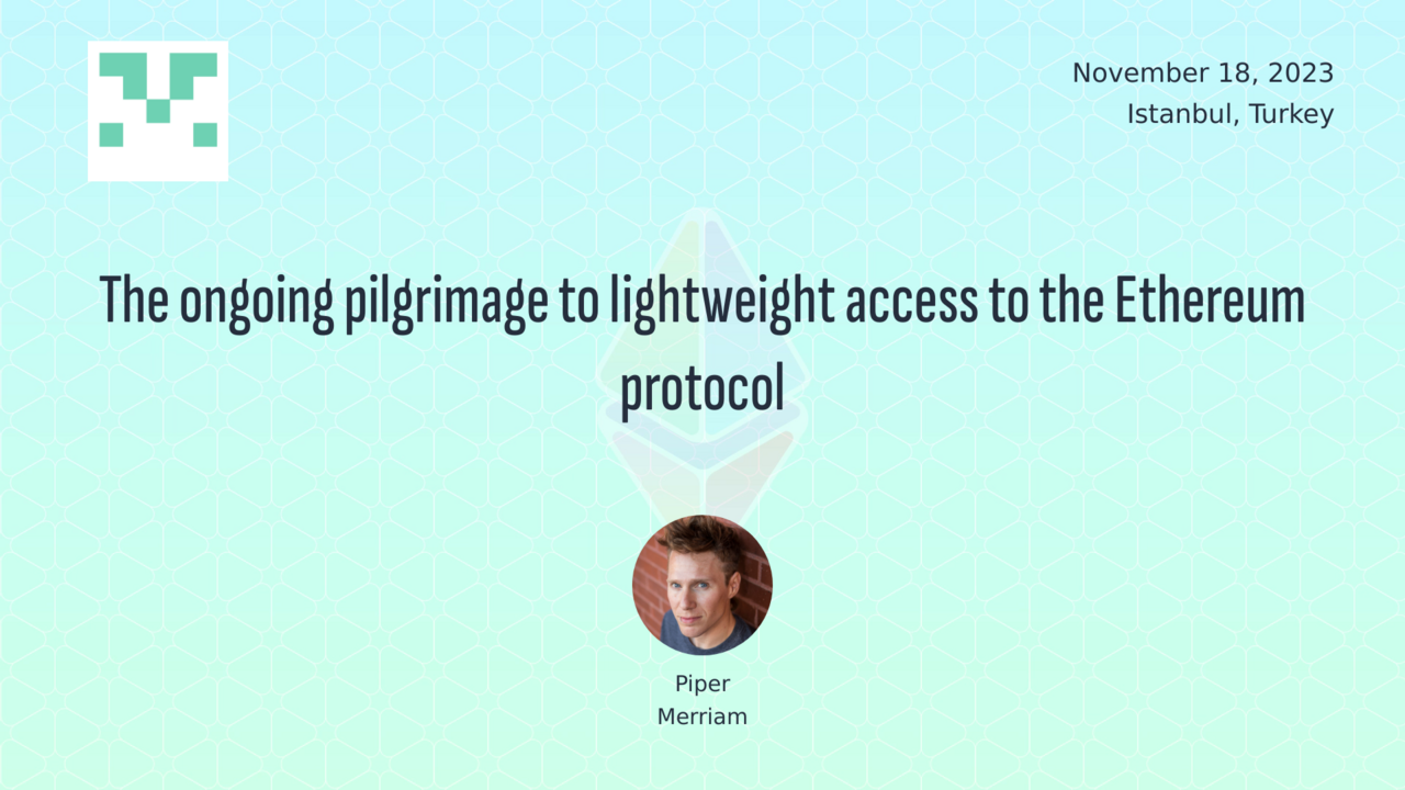 The ongoing pilgrimage to lightweight access to the Ethereum protocol